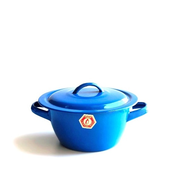 ホーロー鍋／琺瑯鍋／蓋付き鍋／両手鍋 琺瑯鍋【H9×17】 | <font color