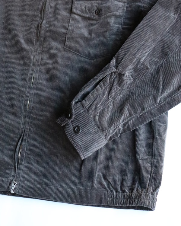 PHIGVEL フィグベル｜CORDUROY ZIP SHIRT コーデュロイジップシャツ