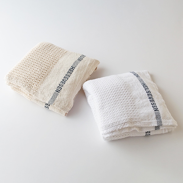 Barker Textile バーカーテキスタイル コットンブランケット ラージ