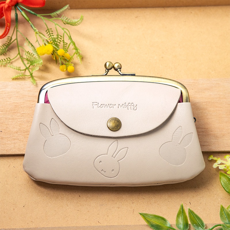 Flower Miffy レザー親子がま口 アートフラワーセット バニラ | すべて