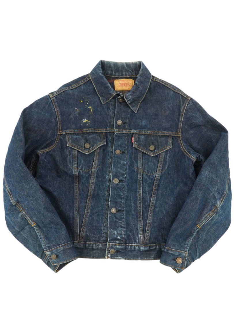 60's Levi's 70505 BIG-E ブランケット デニムジャケット 濃紺 実寸(42