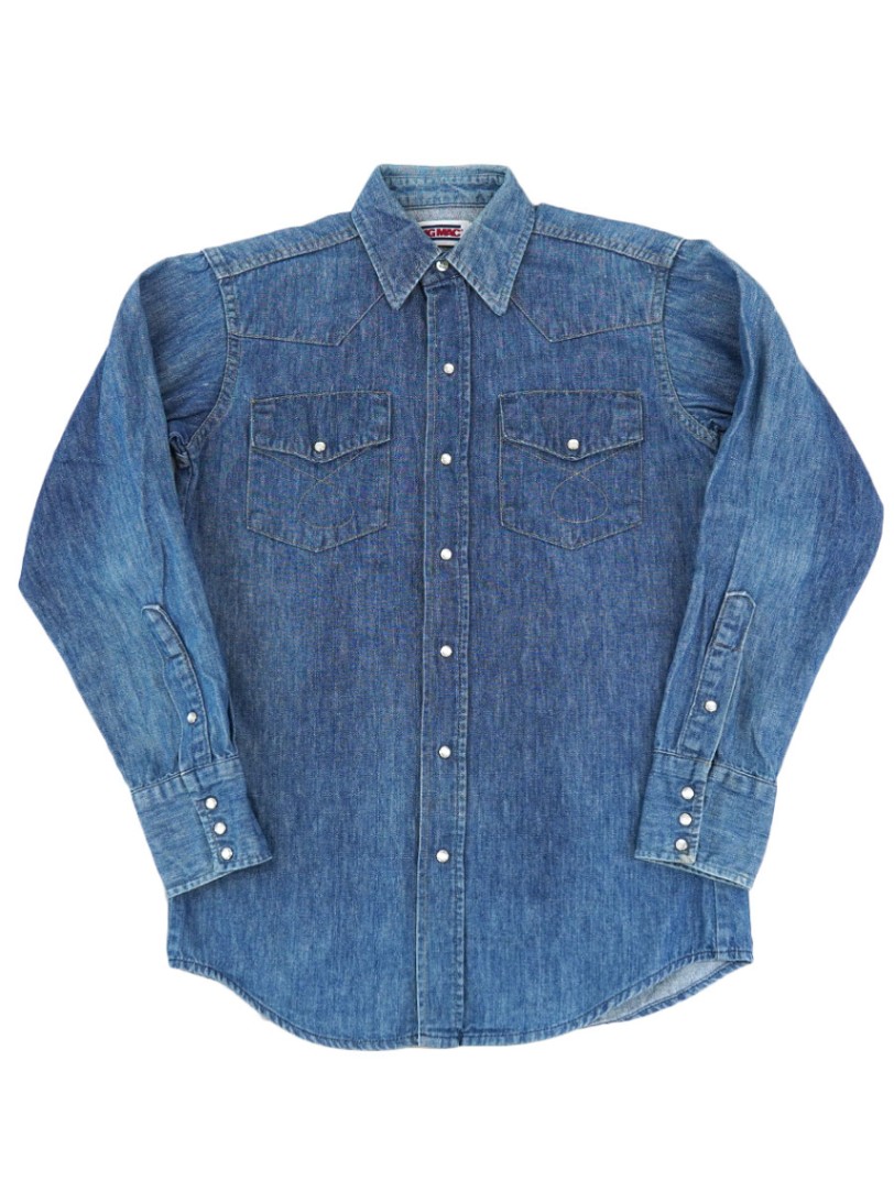 80's BIG MAC デニムウエスタンシャツ 表記(S) | すべての商品