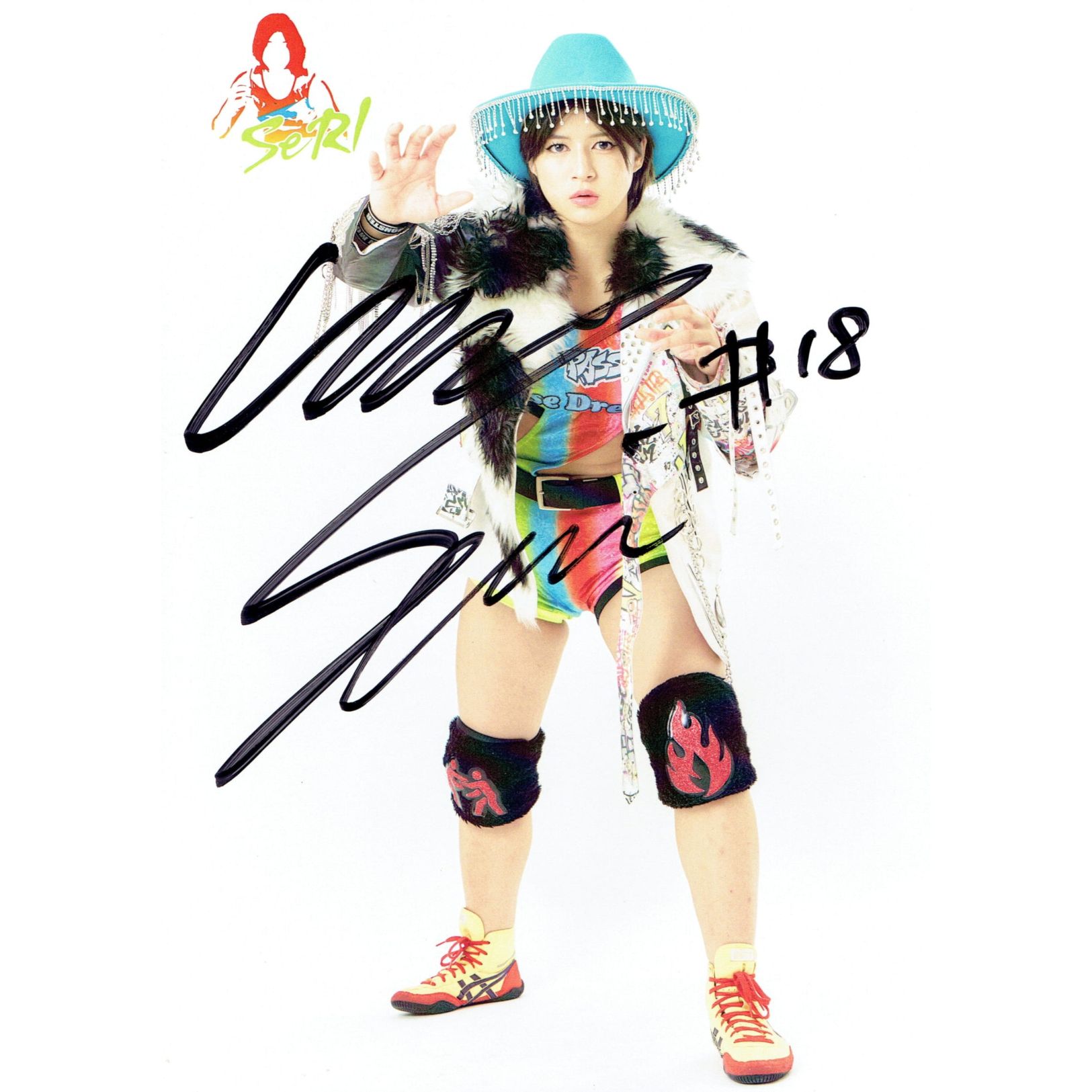 山岡聖怜 #18 マリーゴールド ポートレート 直筆サイン入り