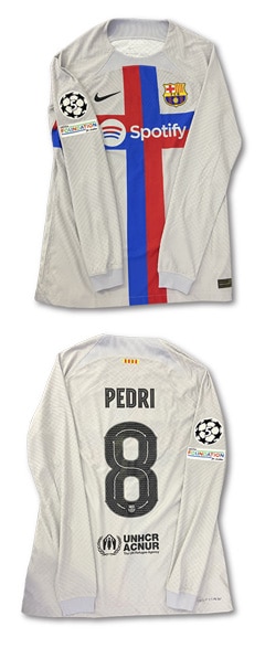 FCバルセロナ 2022-23 選手支給用長袖サードユニフォーム #8 PEDRI