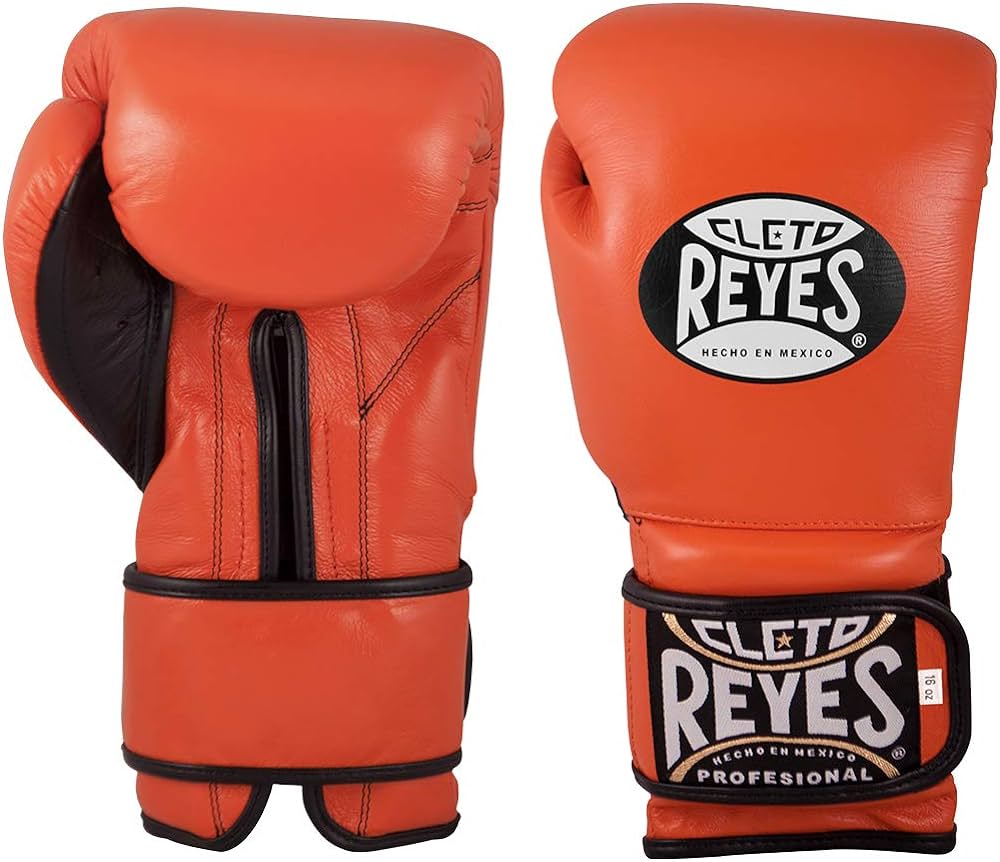 REYESスパーリンググローブ マジックテープ式・オレンジ(12oz・14oz