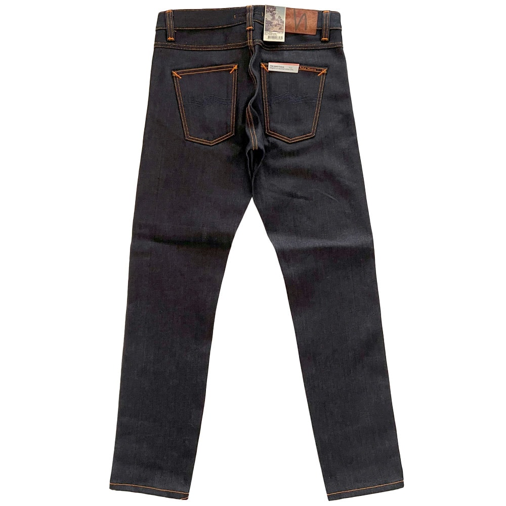 美品 【ヌーディージーンズ】 LEAN DEAN 赤耳W30 濃紺 デニム Nudie