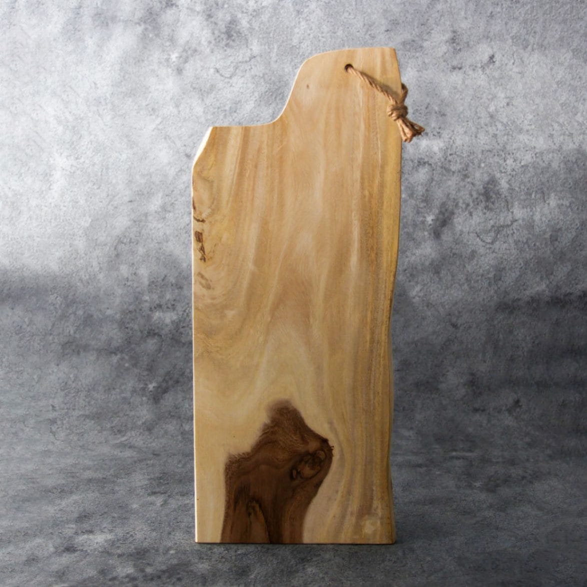 アカシア材 カッティングボード (ナチュラルカット) 麻紐付き