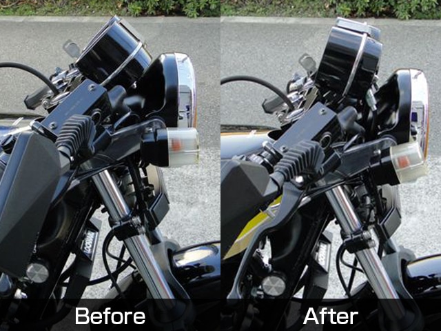 Z400FX/Z400J/Z550FX メーターアップ用ブラケット(メーターアップ