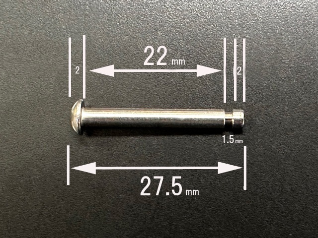 CB400F/CB350F/CB750K2~K4 純正ガソリンタンクキャップ用取付ピン