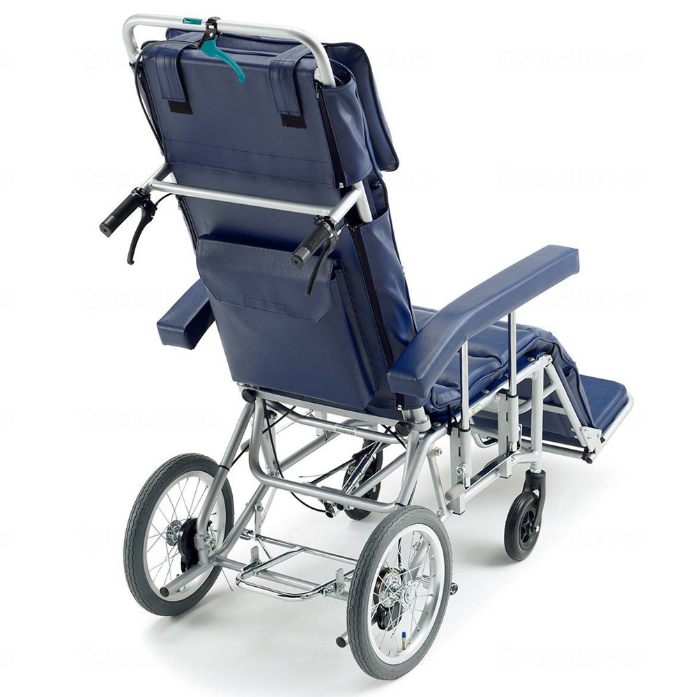 超売れ筋】フルリクライニング車椅子 MFF－50 （背部・脚部連動