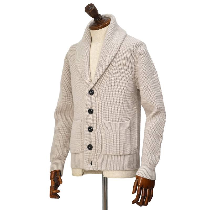 美品】Drumohr ローゲージ スタンドカラー ニット カーディガン 44