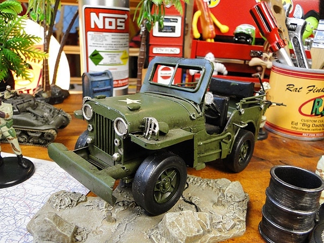 ミリタリージープ ブリキオブジェの通販・販売 | アメリカ雑貨のテーマ