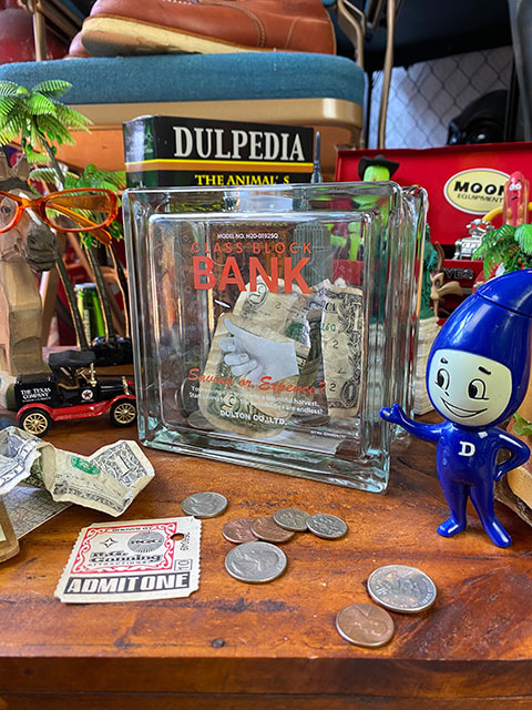 ダルトン ガラスブロックバンク スクエアの通販・販売 | アメリカ雑貨