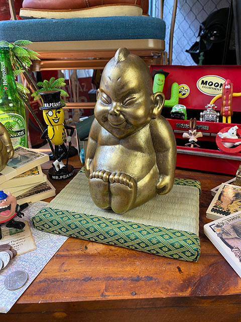 商売繁盛＆開運招福 大阪名物ビリケンさんの縁起のええ置物 【○M