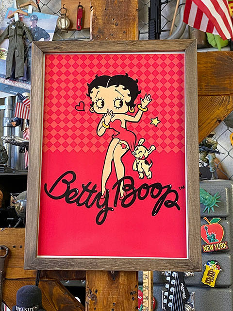 No.166フレーム付きキャンバスアート ブランドアートポスター ベティー