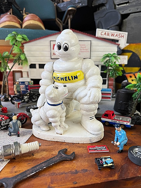 ビバンダムステンレス製オブジェ ミシュランマン ビバンダムステンレス