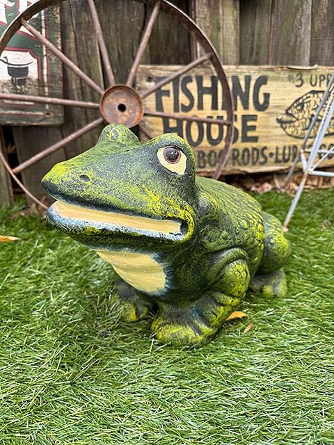 Daum ドームのラッキーフロッグ、かえるの置物 蛙 カエル Daum ドーム