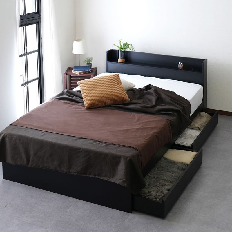 ベッドフレーム,ダブル｜インテリア家具通販【cacom公式ショップ】