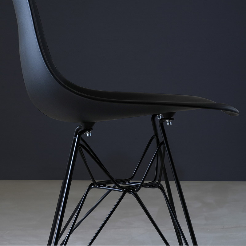 ブラックスチール脚】シェルチェア / イームズデザイン リプロダクト品