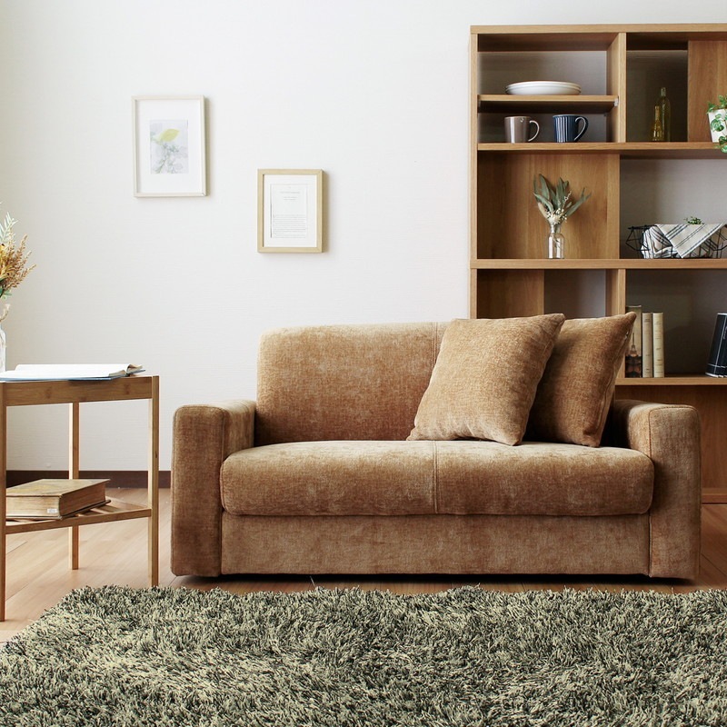 2人掛け】ソファー 2P コンパクト/デイジーファブリック【DAISY-fabric