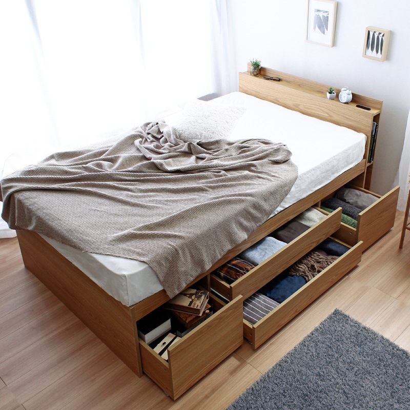 シングル】大容量収納 チェストベッド/オムニア【OMNIA】｜ベッド