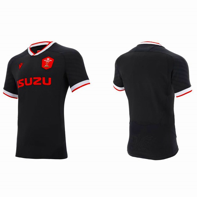 macron】 マクロン WRU ウェールズ代表 アウェイ オーセンティック