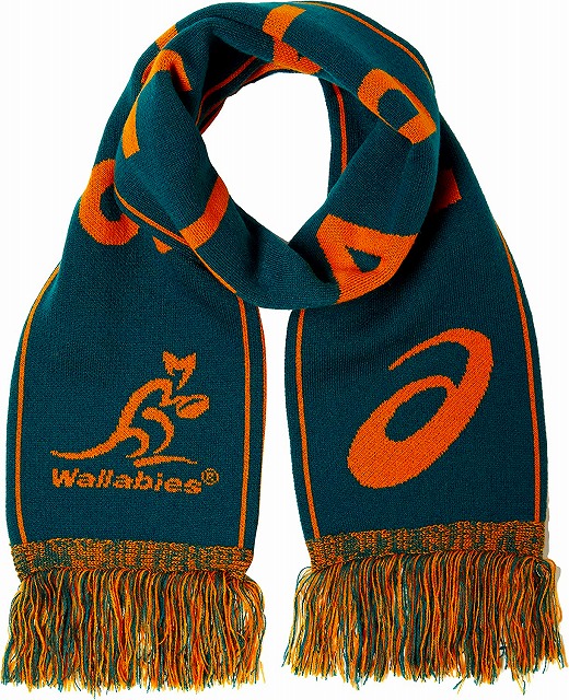asics アシックス ワラビーズ マッチデイ スカーフ マフラー ラグビー
