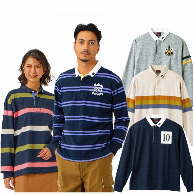 CANTERBURY カンタベリー ロングスリーブ ラグビージャージ ラガー