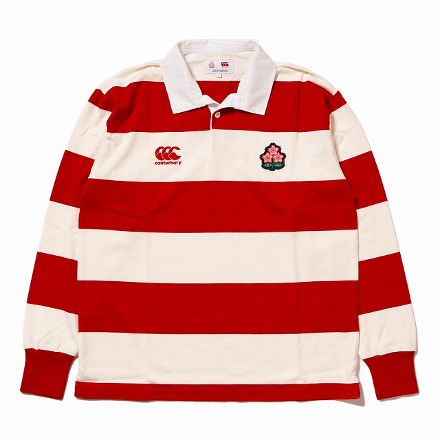 CANTERBURY カンタベリー ジャパン ロングスリーブ 4インチストライプ