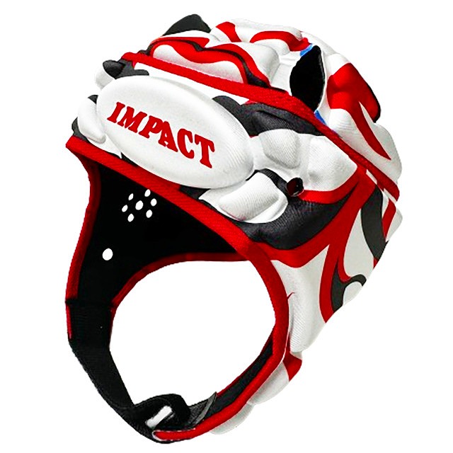 IMPACT インパクト KABUKI Red レッド 赤 ラグビー ヘッドキャップ