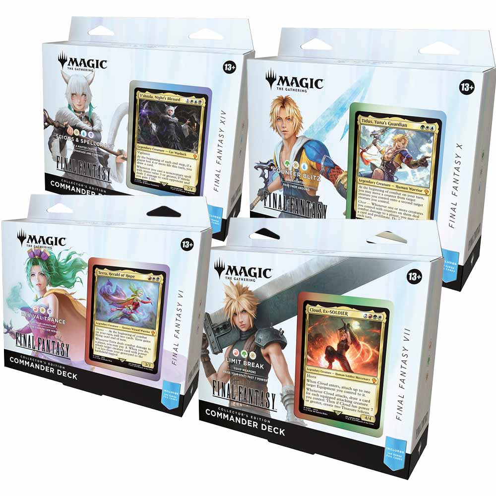 MTG FINAL FANTASY コレクター版 統率者デッキ4種セット 日本語 mtg FF