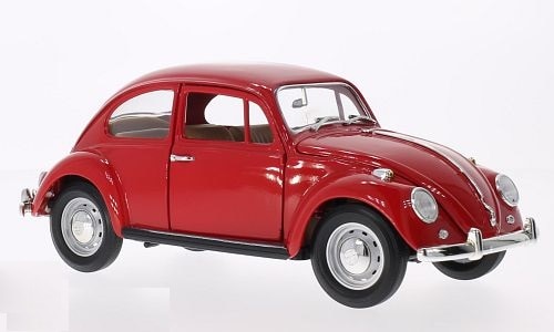 1/18 VW beetle RED 赤 レッド フォルクスワーゲン ビートル 1967 梱包