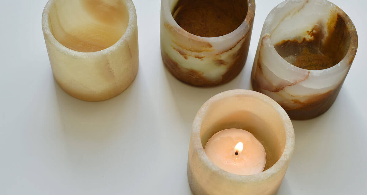 HANDMADE ONYX CANDLE HOLDER / Mexican Artisans｜CATAWARA（カタワラ）