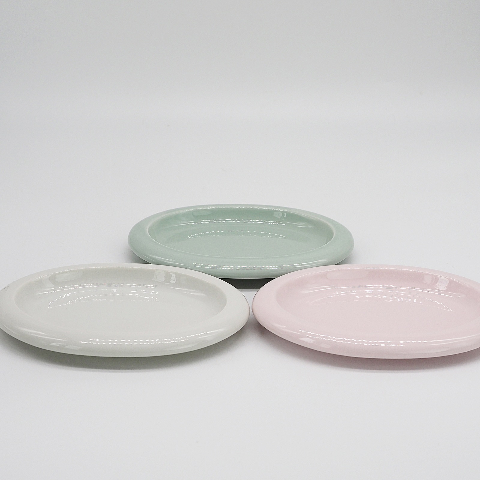 パンとごはんと】ポップな器 オーバルプレート M [日本製/美濃焼