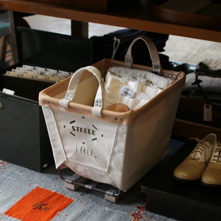 STEELE CANVAS BASKET スチールキャンバスバスケット｜SQUARE BASKET