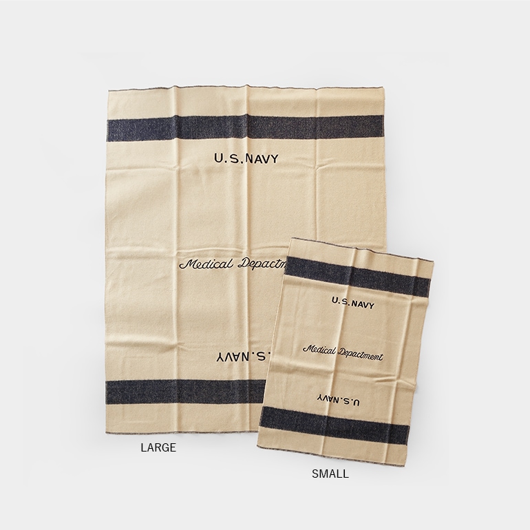 us navy ウールブランケット デッドストック USタイプ NAVY