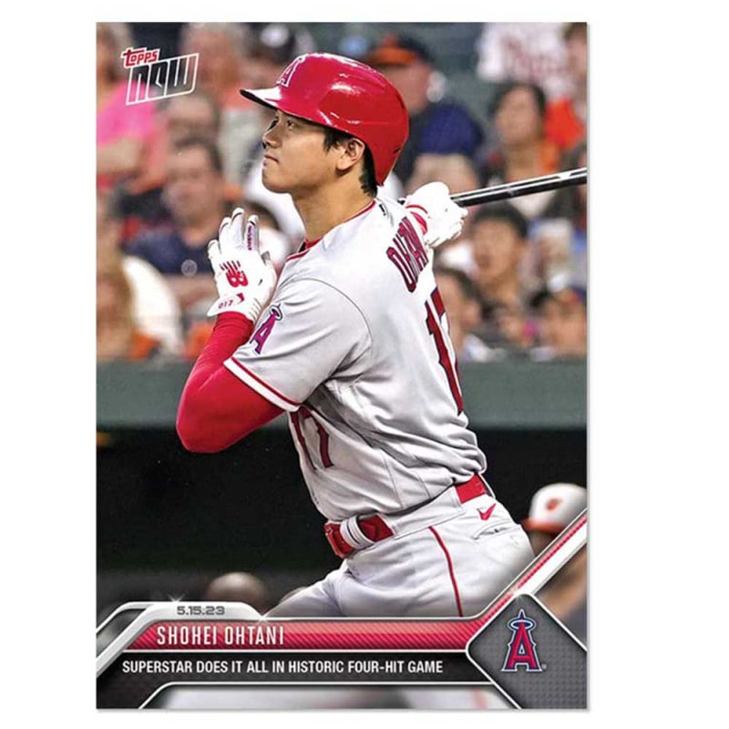 大谷翔平 #678 「2桁勝利＆2桁本塁打」記念カード Phenom Passes