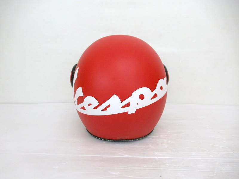 VESPA ジェットヘルメット [Mサイズ(58cm)/マットレッド]【装飾用