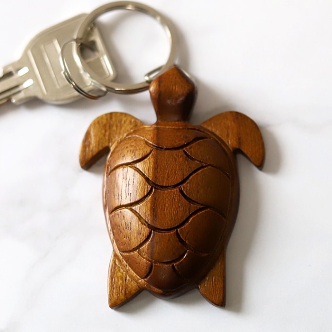 木製キーリング(ウミガメ)(うみがめ)(Honu ホヌ) の通販｜ガムラン
