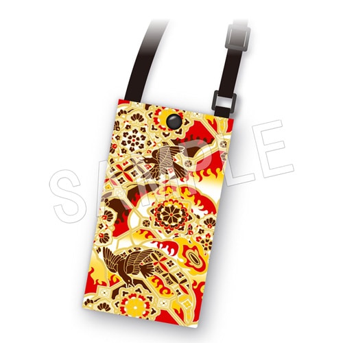 二次受注】鬼滅の刃 京ノ御仕事弐 西陣織スマホポーチ 煉獄杏寿郎 | か