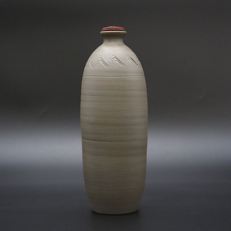 アウトレット(B級)品】忠孝オリジナル陶器「琉球城焼 三升空甕（5400ml