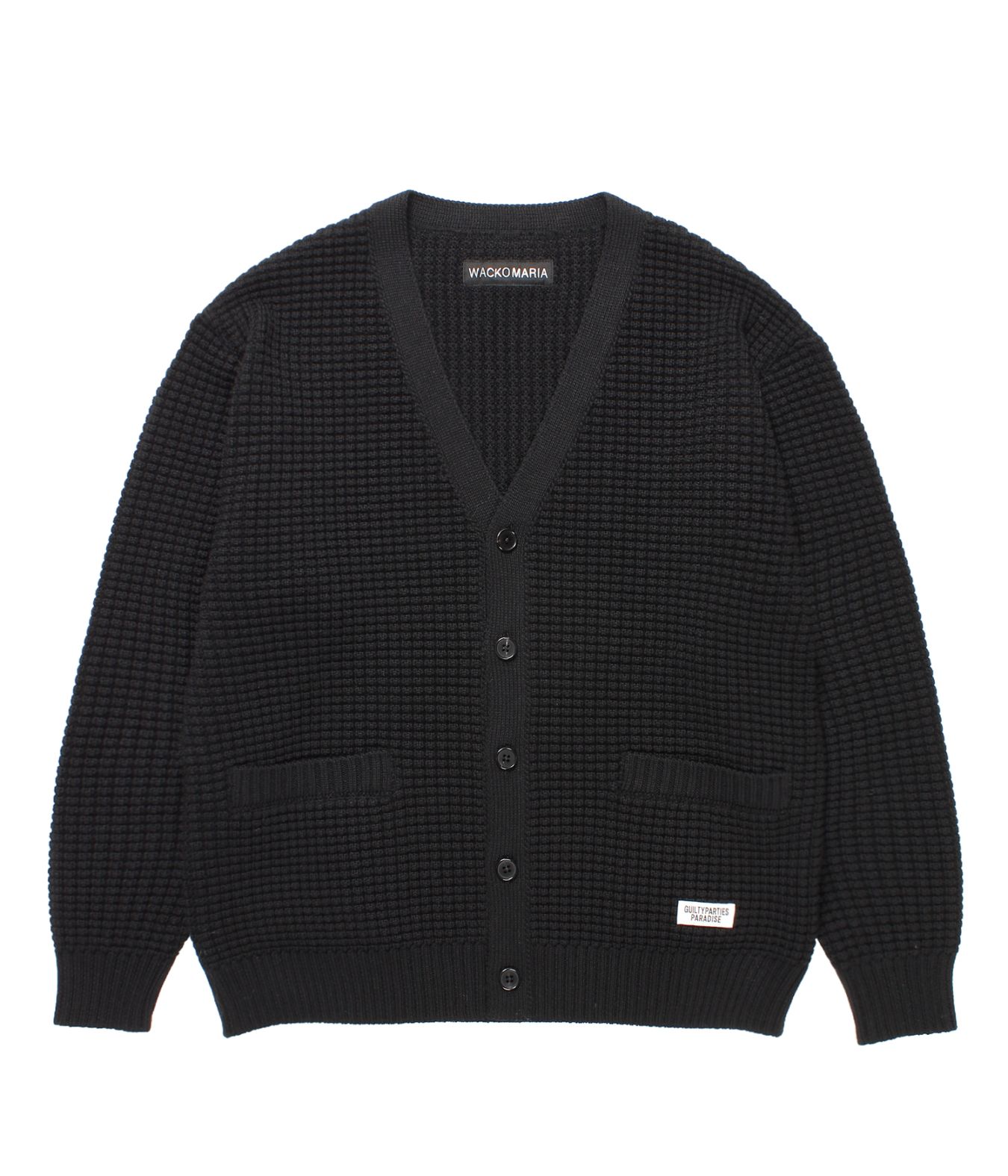 WACKO MARIA｜MOHAIR CARDIGAN (BLACK) 25FW-WMK-KN20の通販