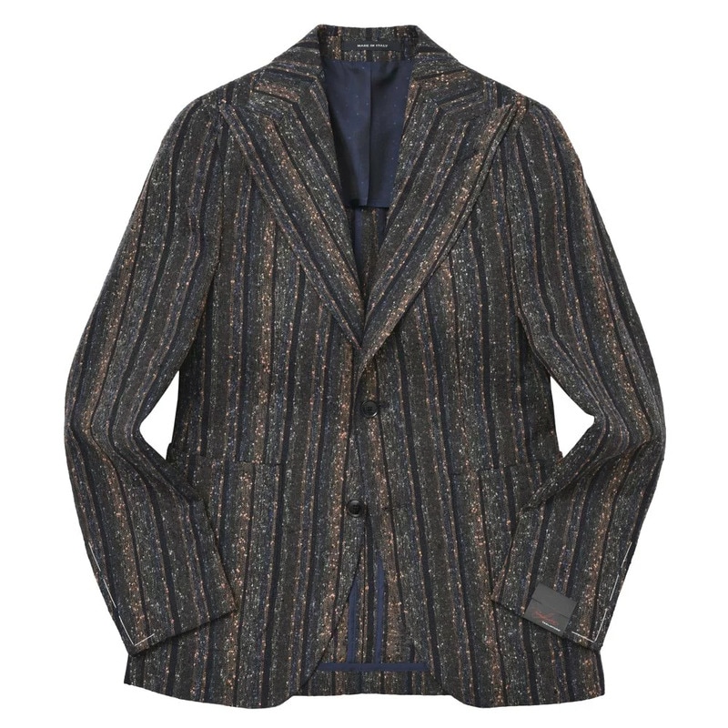 <極美品>TAGLIATORE ピーノレラリオ ブラウン ウール ジャケット52 TAGLIATORE（タリアトーレ） コート ジャケット 「別注」TAGLIATORE