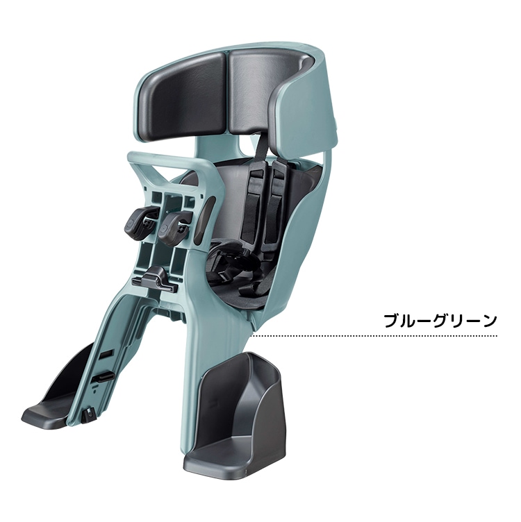 ヘッドレスト付フロントベビーシート 前子供乗せ【自転車用