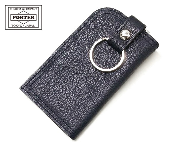 ポーター ダブル キーケース 129-06014 （カラー：ブラック×オレンジ