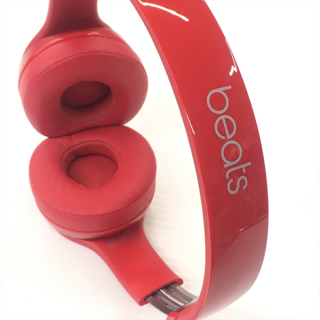 中古 Beats by Dr.Dre SOLO2 B0518 RED 密閉型オンイヤーヘッドホン