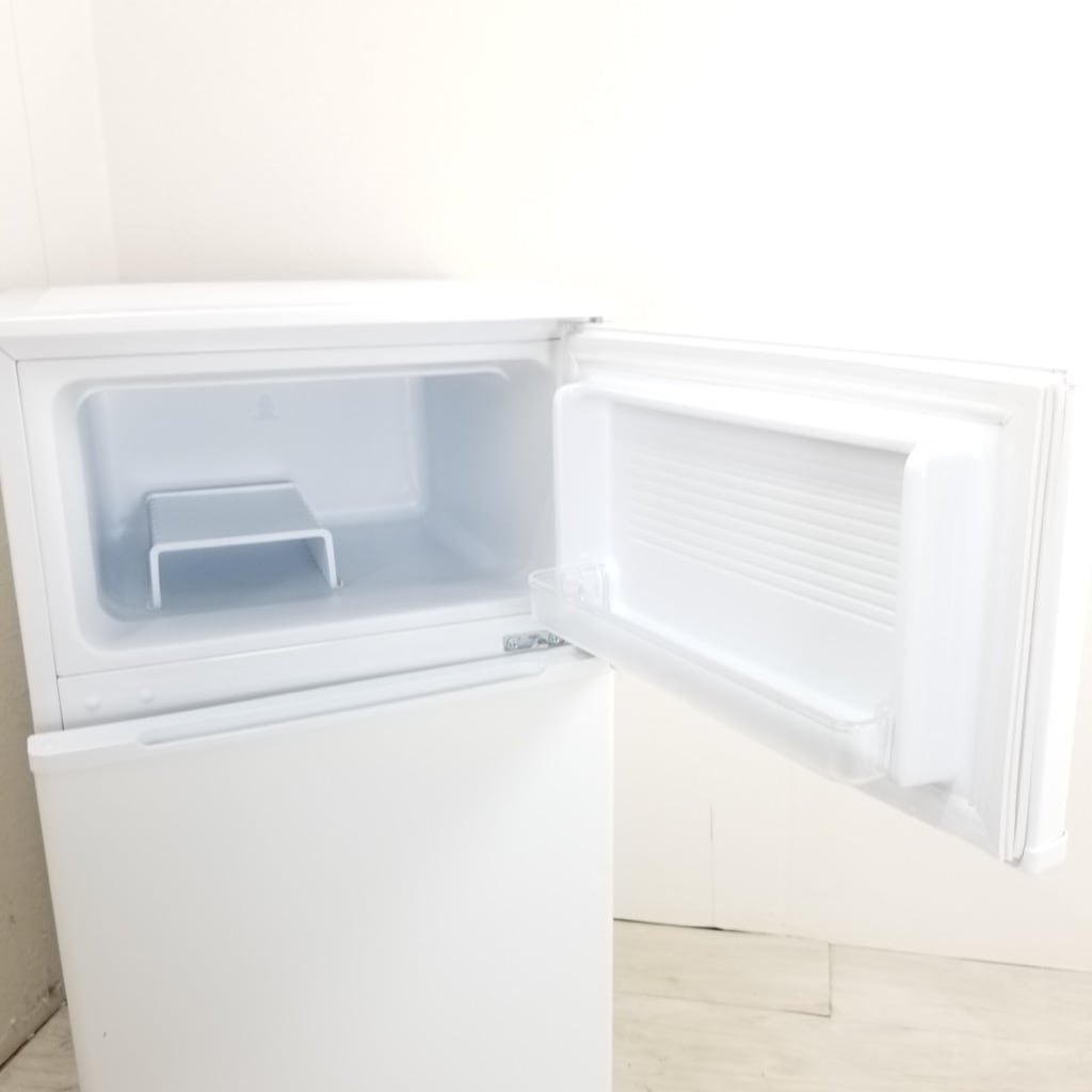 中古 単身用冷蔵庫 ヤマダ電機 90L 2ドア YRZ-C09B1 2016年製 ホワイト