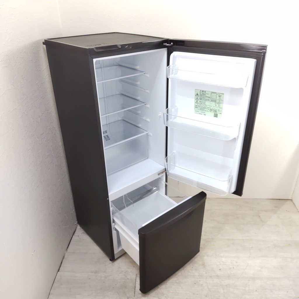 中古 168L 2ドア冷蔵庫 パナソニック NR-B17BW-T 2019年製 マット