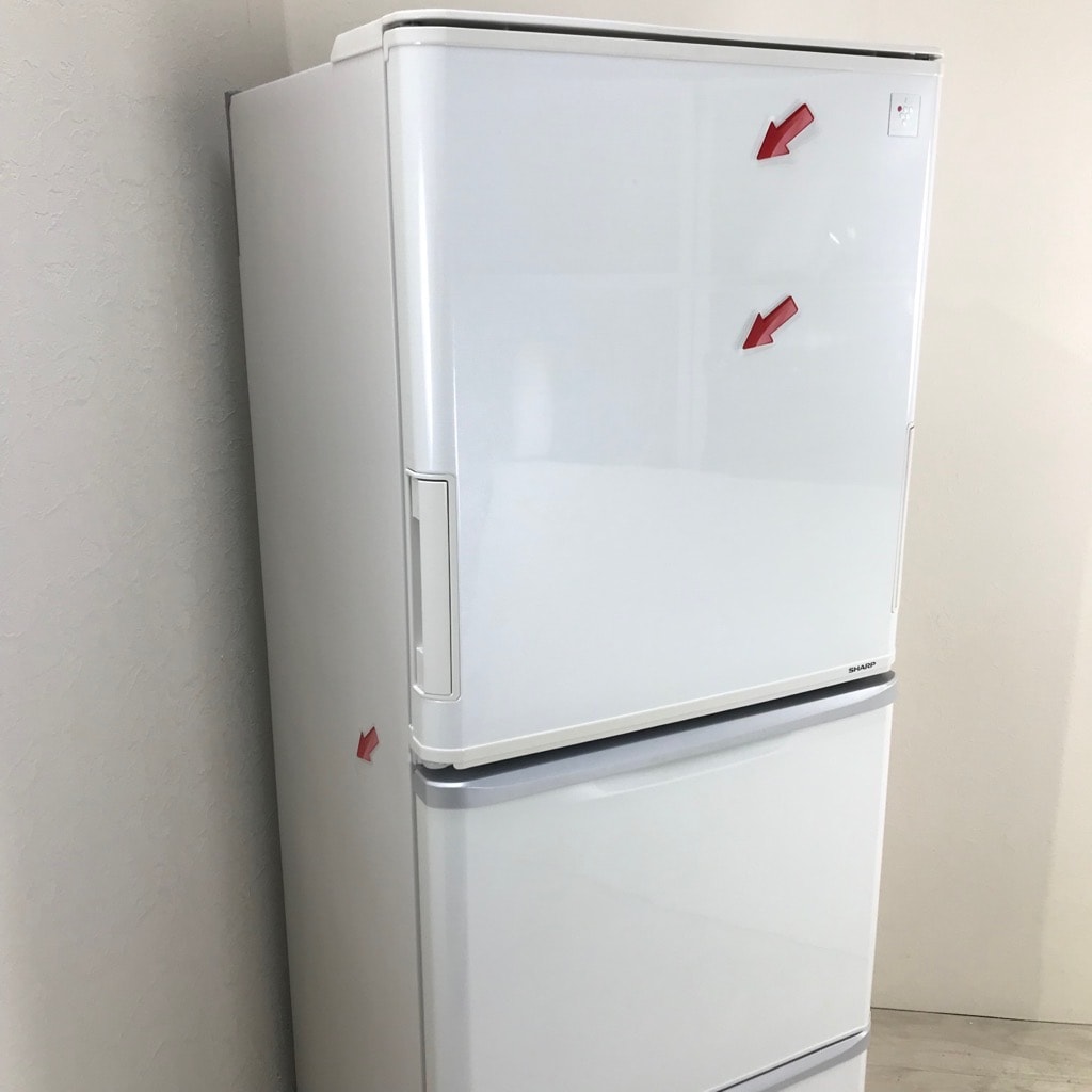 ②‼️314L‼️588番 シャープ✨ノンフロン冷凍冷蔵庫✨SJ-PW31Y-W‼️