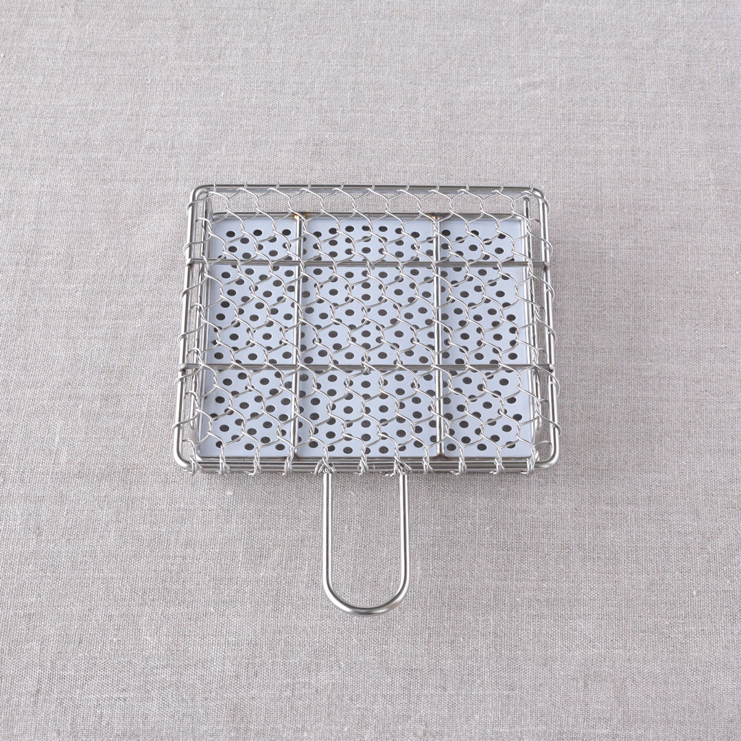 手付きセラミック付き焼き網 （金網つじ） | キッチンツール | cotogoto